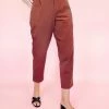 Dazey LA Pleat Plush Pant - Clay DAZEY BRAND