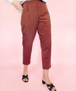 Dazey LA Pleat Plush Pant - Clay DAZEY BRAND