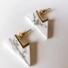 Leslie Francesca Geomteric Stud Earrings