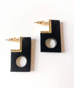 Leslie Francesca Geometric Stud Earrings DAZEY LADY SHOP