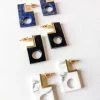 Leslie Francesca Geometric Stud Earrings DAZEY LADY SHOP