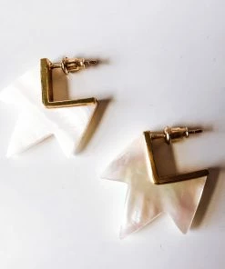 Leslie Francesca DAZEY LADY SHOP Spike Coin Stud Earrings