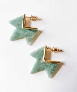 Leslie Francesca DAZEY LADY SHOP Spike Coin Stud Earrings