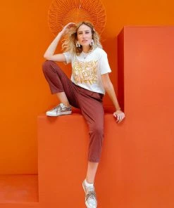 Dazey LA Pleat Plush Pant - Clay DAZEY BRAND 10 Dazey LA Pleat Plush Pant - Clay DAZEY BRAND