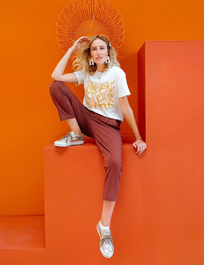 Dazey LA Pleat Plush Pant - Clay DAZEY BRAND 5 Dazey LA Pleat Plush Pant - Clay DAZEY BRAND