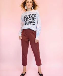 Dazey LA Pleat Plush Pant - Clay DAZEY BRAND 11 Dazey LA Pleat Plush Pant - Clay DAZEY BRAND