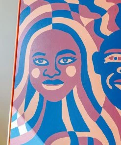 Dani Nagel Siblings Original Acrylic Painting DAZEY DEN