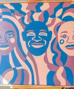 Dani Nagel Siblings Original Acrylic Painting DAZEY DEN