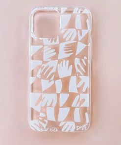 Dazey LA DAZEY BRAND Hand Print IPhone Case - White