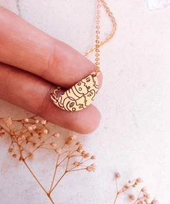 LEILA Be(you)tiful Half Moon Necklace 6 LEILA Be(you)tiful Half Moon Necklace