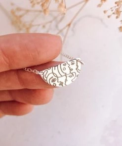 LEILA Be(you)tiful Half Moon Necklace