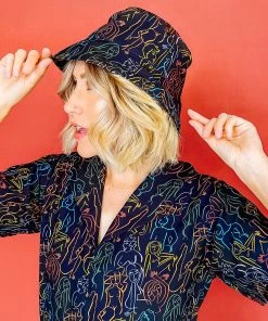 Dazey LA Prismatic Nudes Bucket Hat