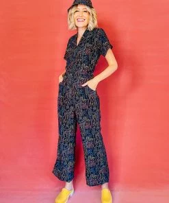 Dazey LA Prismatic Nudes Retro Jumpsuit 9 Dazey LA Prismatic Nudes Retro Jumpsuit