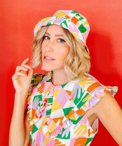 Dazey LA Prismatic Hands Bucket Hat DAZEY BRAND 6 Dazey LA Prismatic Hands Bucket Hat DAZEY BRAND