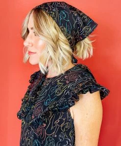 Dazey LA DAZEY BRAND Prismatic Nudes Bandana
