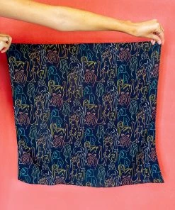 Dazey LA DAZEY BRAND Prismatic Nudes Bandana