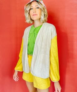 Grön Kulle Lu Jacket (checkered) - Lemon Biscuit 8 Grön Kulle Lu Jacket (checkered) - Lemon Biscuit