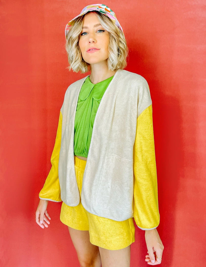 Grön Kulle Lu Jacket (checkered) - Lemon Biscuit 4 Grön Kulle Lu Jacket (checkered) - Lemon Biscuit