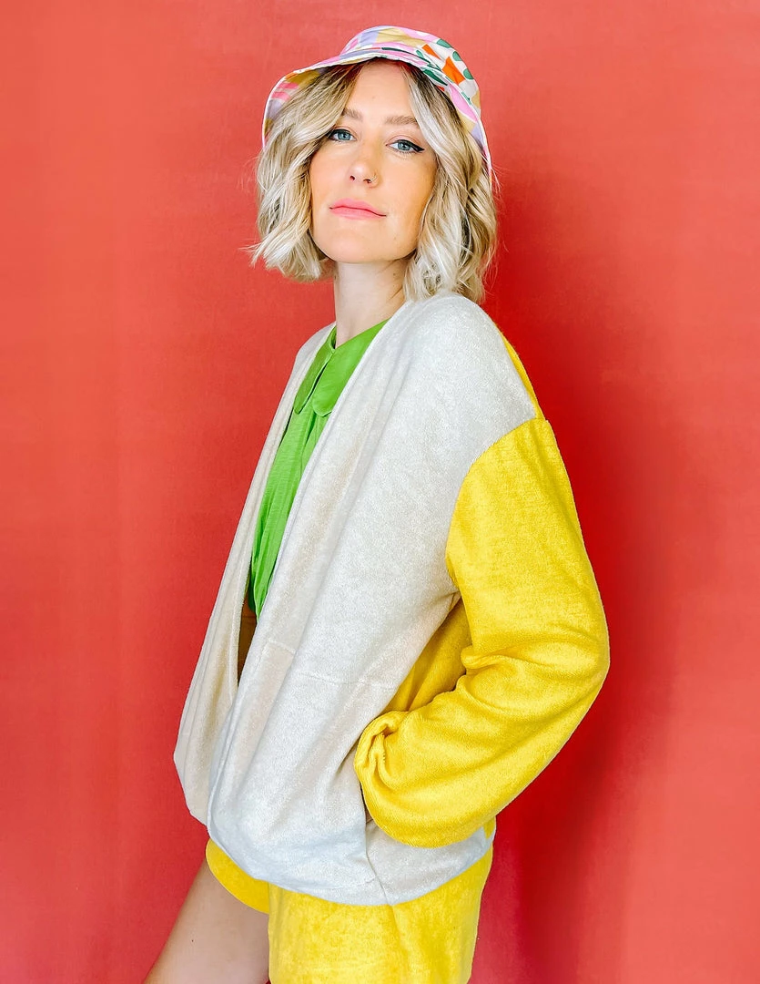 Grön Kulle Lu Jacket (checkered) - Lemon Biscuit 5 Grön Kulle Lu Jacket (checkered) - Lemon Biscuit