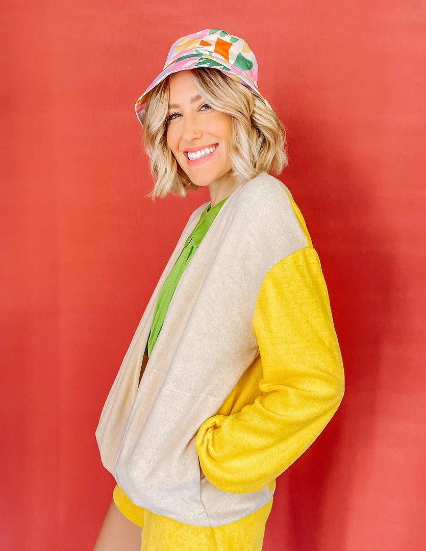 Grön Kulle Lu Jacket (checkered) - Lemon Biscuit 2 Grön Kulle Lu Jacket (checkered) - Lemon Biscuit