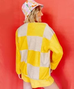 Grön Kulle Lu Jacket (checkered) - Lemon Biscuit 7 Grön Kulle Lu Jacket (checkered) - Lemon Biscuit