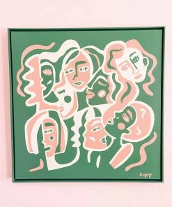 Dani Nagel House Party Original Acrylic Painting DAZEY DEN