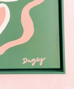 Dani Nagel House Party Original Acrylic Painting DAZEY DEN