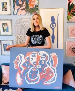 Dani Nagel Togetherness Original Acrylic Painting