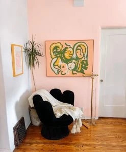 Dani Nagel DAZEY DEN Hangs Original Acrylic Painting