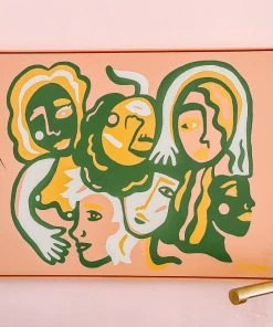 Dani Nagel DAZEY DEN Hangs Original Acrylic Painting