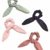 I'm With The Band Ribbed Scrunchie Ties (Multiple Colors) DAZEY LADY SHOP