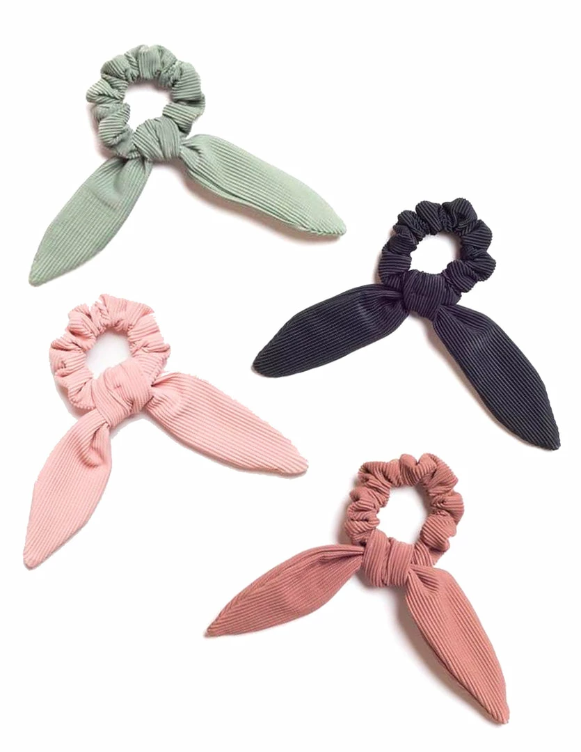 I'm With The Band Ribbed Scrunchie Ties (Multiple Colors) DAZEY LADY SHOP 1 I'm With The Band Ribbed Scrunchie Ties (Multiple Colors) DAZEY LADY SHOP