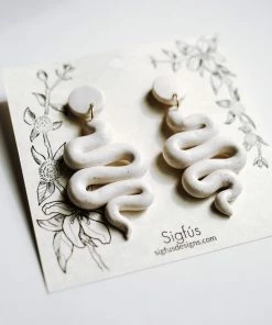 Sigfús Snake Earrings