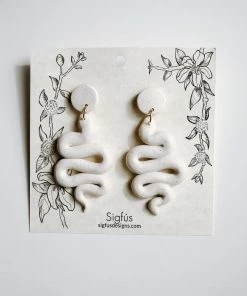 Sigfús Snake Earrings