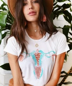 Dazey LA DAZEY BRAND Cuterus Tee **20% DONATED TO PLANNED PARENTHOOD**