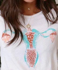 Dazey LA DAZEY BRAND Cuterus Tee **20% DONATED TO PLANNED PARENTHOOD**