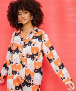 Dazey LA T&T Baggy Button Up