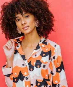 Dazey LA T&T Baggy Button Up