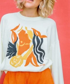 Dazey LA Flow With It Crew Softie - Creme