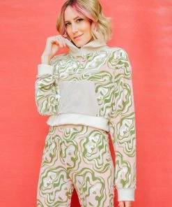 Dazey LA Velvet Half Zip Track Suit Top - Reflect