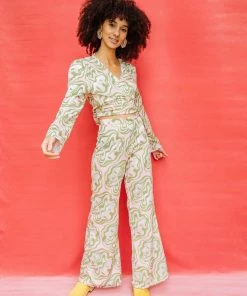 Dazey LA Reflect Disco Wrap Top