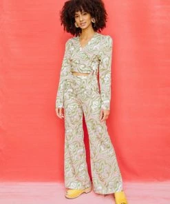 Dazey LA Reflect Disco Wrap Top