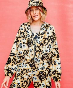 Dazey LA Fierce Floral Windy Jacket