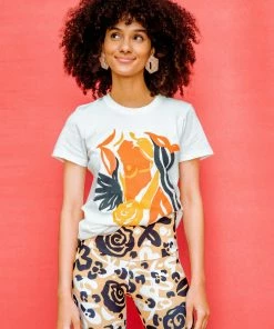 Dazey LA Flow With It Tee - White