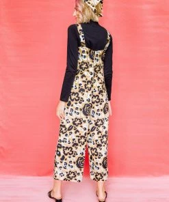 Dazey LA DAZEY BRAND Fierce Florals Breezy Overalls