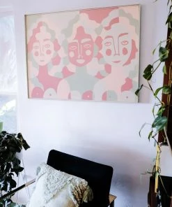 Dani Nagel Sisters Original Acrylic Painting DAZEY DEN