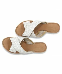 Salt+Umber Dani Slide - White DAZEY LADY SHOP